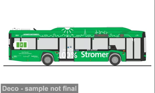 Rietze - Solaris Urbino 12 electric, 2019, Freiburger Verkehrs AG, 1:87