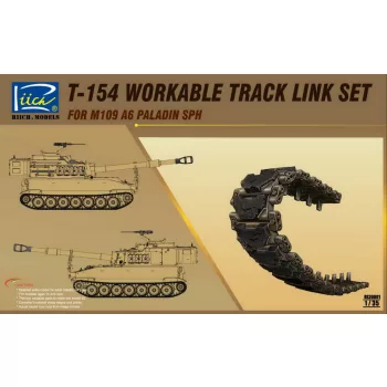Riich Models - T-154 Workable Track set for M109A6 SPH
