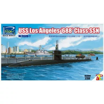Riich Models - USS Los Angeles 688 Class SSN w/DSRV-1