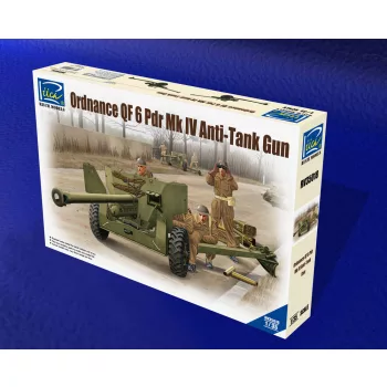   Riich Models - Ordanance QF 6-Pdr.MK.IV Late War Infant Anti-tank Gun(w/Metal gun Barrel