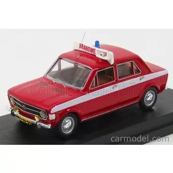   Rio-Models - Fiat 128 4 Porte Dutch Firemen - Fire Engine - Vigili Del Fuoco Red