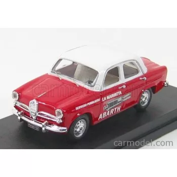   Rio-Models - Alfa Romeo Giulietta Servizio Marmitte Abarth 1957 Red White
