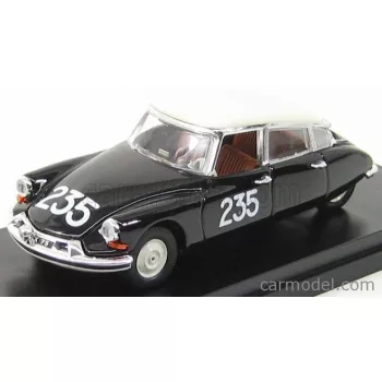   Rio-Models - Citroen Ds19 N 235 Mille Miglia 1957 Renaud - Gordine Black White