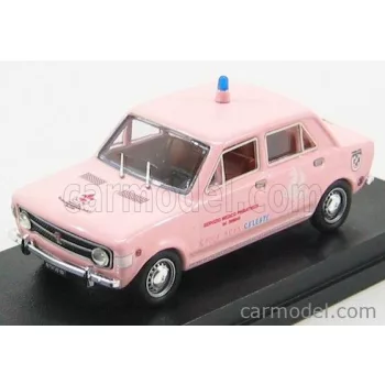   Rio-Models - Fiat 128 4 Door - 4 Porte Croce Rosa Celeste Servizio Medico Pediatrico 1971 Pink