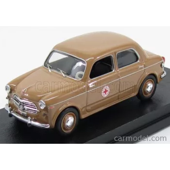   Rio-Models - Fiat 1100/103 Croce Rossa Italiana C.R.I. Ambulanza 1956 Cream