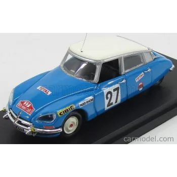   Rio-Models - Citroen Ds21 N 27 Rally Montecarlo 1970 Pouderoux - Vincent Blue