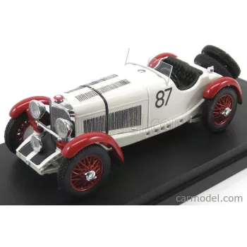   Rio-Models - Mercedes Benz Sskl Spider N 87 Winner Mille Miglia 1931 Rudolf Caracciola White