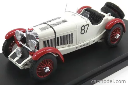 Rio-Models - Mercedes Benz Sskl Spider N 87 Winner Mille Miglia 1931 Rudolf Caracciola White