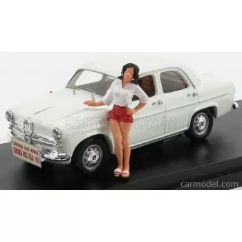   Rio-Models - Alfa Romeo Giulietta Concorso Miss Italia 1955 With Figure White