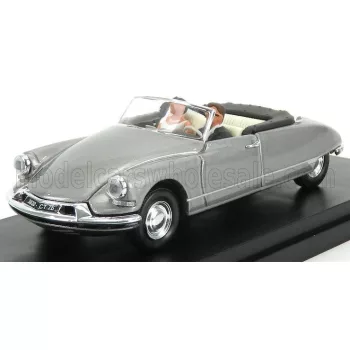   Rio-Models - CITROEN DS 19 CABRIOLET JUST MARRIED 1961 WITH FIGURES GREY