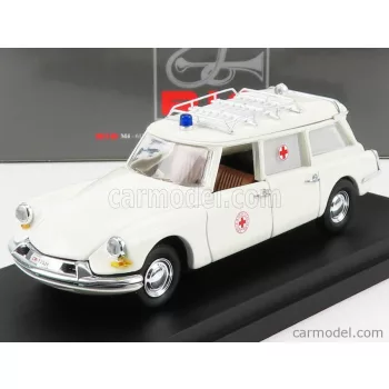   Rio-Models - Citroen Id19 Break C.R.I. Croce Rossa Italiana 1958 - Ambulance White