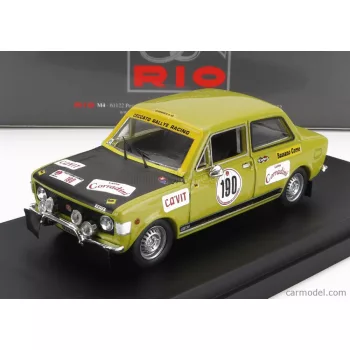   Riomodels - Fiat 128 Gr.1 Team Ceccato Rally Racing N 190 Rally San Martino Di Castrozza 1972 A.Bettega - D.Brigantini Green Black
