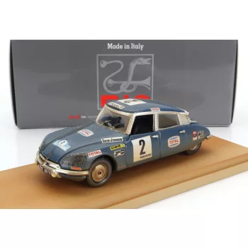   Rio-Models - CITROEN DS21 N 2 4th RALLY MAROCCO DIRTY VERSION 1971 BOB NEIRET - JACQUES TERRAMORSI BLUE