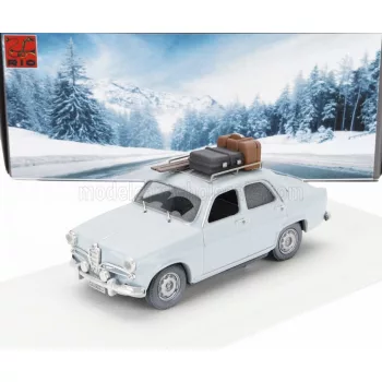   Rio-Models - ALFA ROMEO GIULIETTA Ti VACANZE INVERNALI WINTER HOLIDAYS 1959 LIGHT BLUE