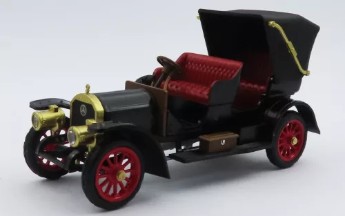 Rio-Models - MERCEDES BENZ SIMPLEX CABRIOLET OPEN 1902 BLACK