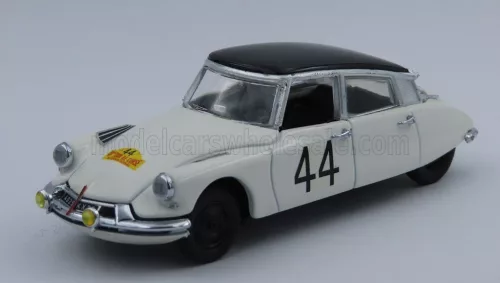 Rio-Models - CITROEN DS19 N 44 WINNER RALLY TOUR DE CORSE 1961 RENE TRAUTMANN - JEAN CLAUDE OGIER WHITE BLACK