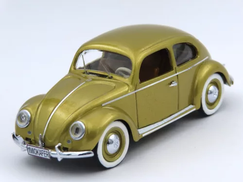 Rio-Models - VOLKSWAGEN 1955 MILLIONTH BEETLE COMES OUT OF THE FACTORY - MAGGIOLINO KAFER GOLD MET