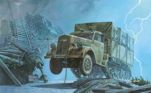Roden - Opel Blitz  Maultier Semi-Truck