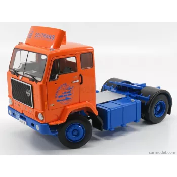   Road-Kings - Volvo F88 Tractor Truck Transports Deutrans 1965 Orange Blue