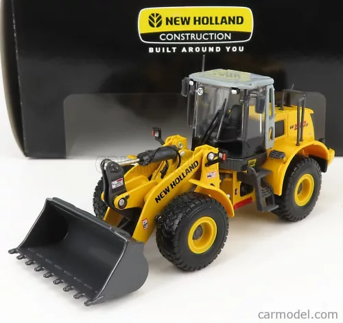 Ros-Model - New Holland W190B Ruspa Gommata - Tractor Scraper Yellow