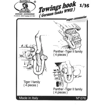 Royal Model - Towings hook German tank