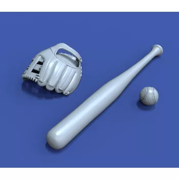 Royal Model - Baseball accessories set 3D printed