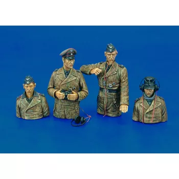 Royal Model - Waffen SS Tiger I crew - 3/2 fig-WWII