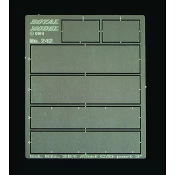   Royal Model - Sd. 251 C/D Interior Armour Plates (for Tamiya kit)