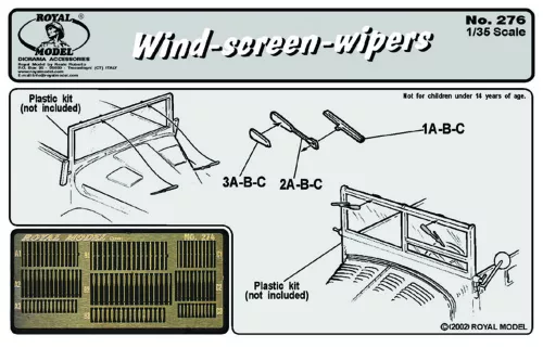 Royal Model - Wind screen wipers
