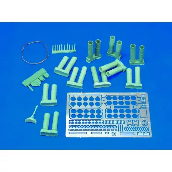 Royal Model - Pazerwerfer Turret details (for Italeri kit)