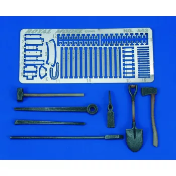 Royal Model - U.S.tanks Tools & Holders-WWII