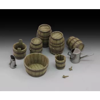 Royal Model - Wine barrels and farm accessories
