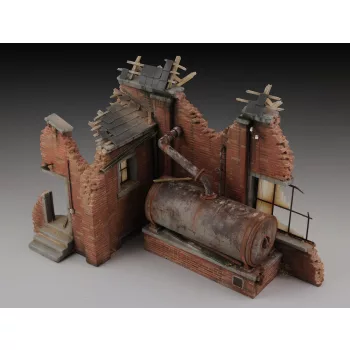 Royal Model - Factory ruin with steam boiler