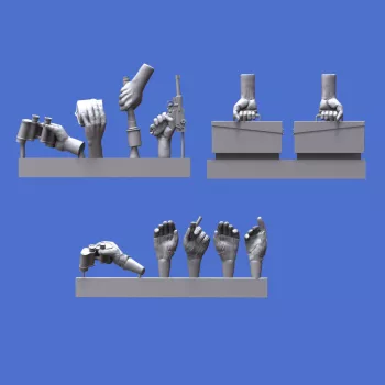 Royal Model - Assorted german hands set -WWII