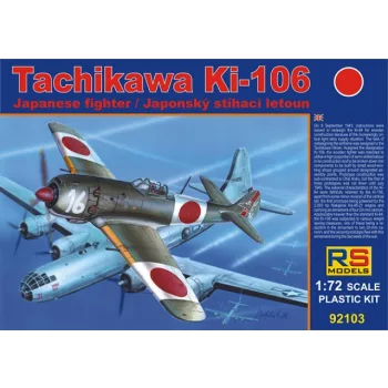   RS Models - Plastikový model letadla 1/72 Tachikawa Ki-106 2 decal v. for Japan