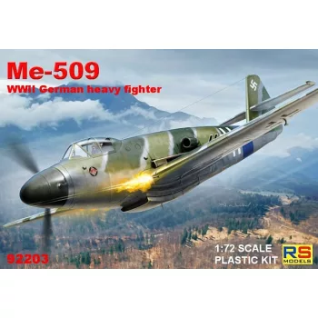   RS Models - Plastikový model letadla 1/72 Messerschmitt 509 4 decal v. for Luftwaffe