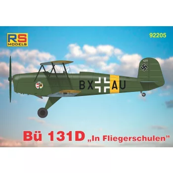   RS Models - Plastikový model letadla 1/72 Bücker Bü-131 D 5. decal v. for Luftwaffe, Hungary