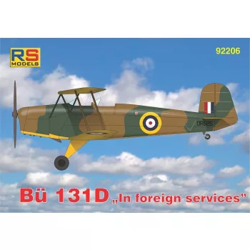   RS Models - Plastikový model letadla 1/72 Bücker Bü-131 D 5. decal v. for RAF, Japan, Poland, Yugoslavia