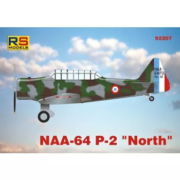   RS Models - Plastikový model letadla 1/72 NAA-64 P-2 "North" 5 decal v. for France, Luftwaffe