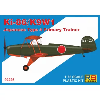   RS Models - Plastikový model letadla 1/72 Kosukai Ki-86 4 decal v. for Japan, China, Great Britain