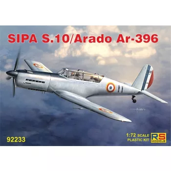   RS Models - Plastikový model letadla 1/72 SIPA S.10/Arado Ar 396 4 decal v. for France, Luftwaffe