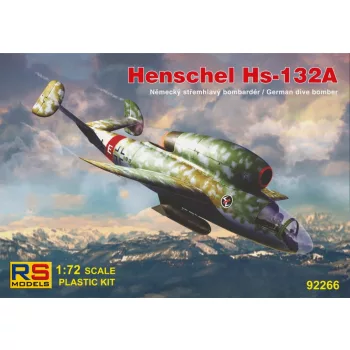 RS Models - Plastikový model letadla 1/72 Henschel Hs-132A