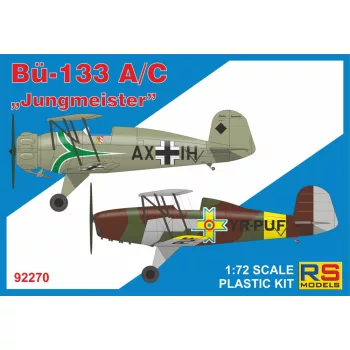 RS Models - Plastikový model letadla 1/72 Bücker 133 A/C