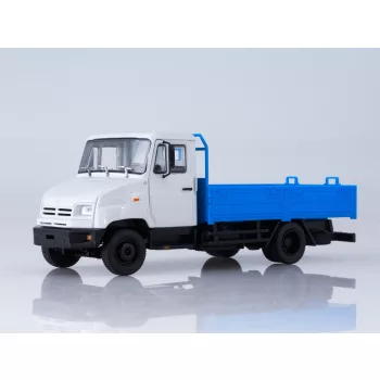   Russiantrucks - Zil-5301 Botchsok Flatbed Truck (Grey-Blue) - Russian Trucks