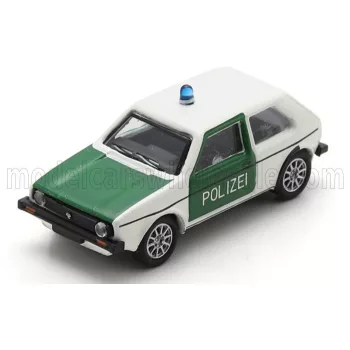 Schuco - VOLKSWAGEN GOLF MKI POLIZEI 1974 GREEN WHITE