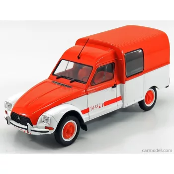 Solido - Citroen Acadiane Van Acaspot 1984 Orange White