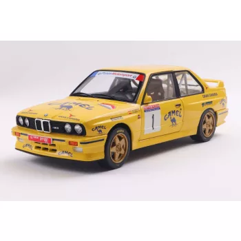   Solido - 1:18 BMW E30 M3 GR.A YELLOW #1 J.M.PONCE / J.C.DENIZ RALLY PRINCIPE DE AUSTURIAS 1992 - SOLIDO