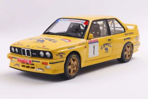 Solido - 1:18 BMW E30 M3 GR.A YELLOW #1 J.M.PONCE / J.C.DENIZ RALLY PRINCIPE DE AUSTURIAS 1992 - SOLIDO