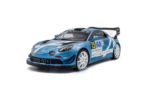 Solido - Alpine A110 RGT+ #15 R.Astier/D.Giraudet Rallye Du Mont Blanc 2024 Blue