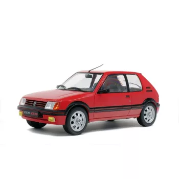   Solido - 1:18 PEUGEOT 205 GTI 1.9L MK 1 - ROUGE VALLELUNGA -1988